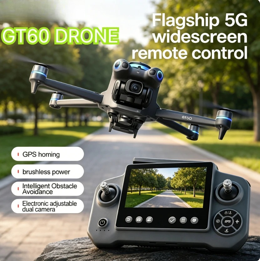 Drone Gps Mount - Drone Originale GT60 GPS Pieghevole con