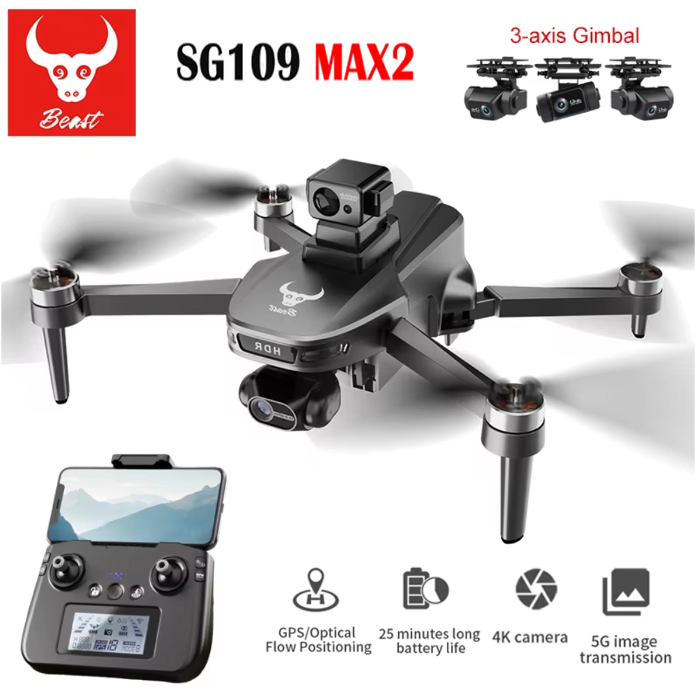 Jjrc Drone X12 - SG109 MAX2 Drone professionale con fotocamera