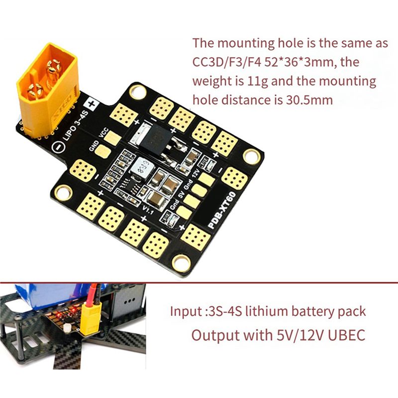 B78B-4X, scheda di distribuzio - Drone Power Distribution Board recensione e prezzo